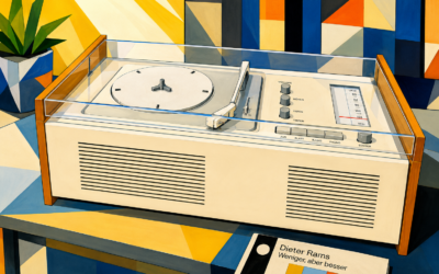Braun, Dieter Rams und Apple: Warum gutes Design nicht schreien muss