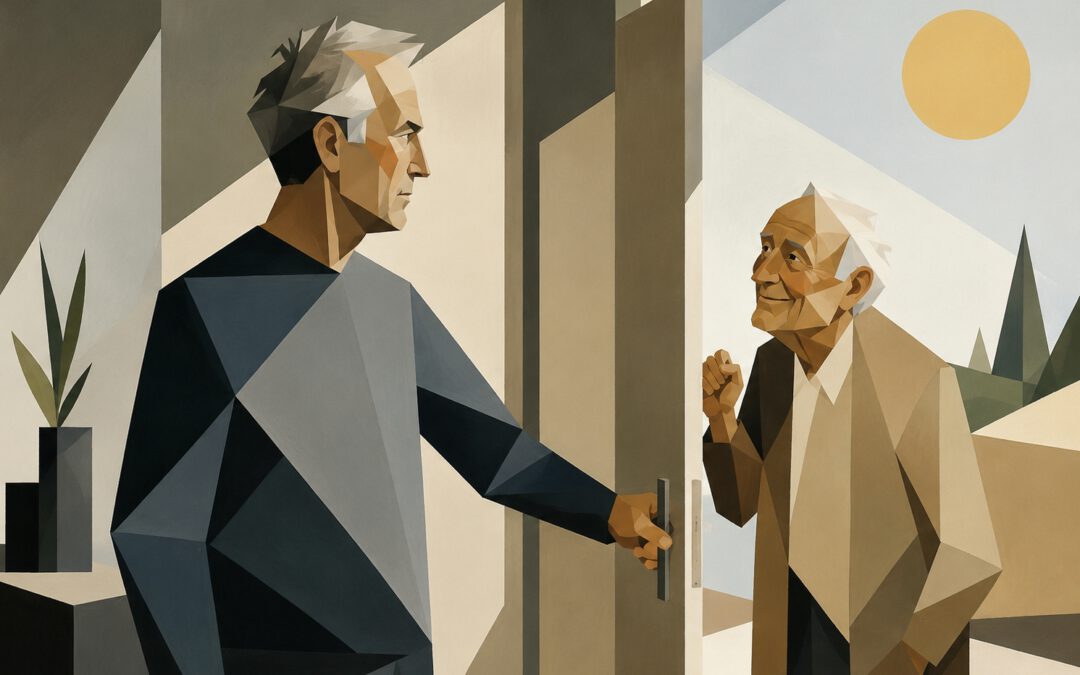Clint Eastwood und der alte Mann vor der Haustür