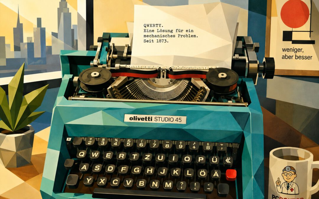 QWERTY – die Tastatur, die ihre eigene Ursache überlebt hat